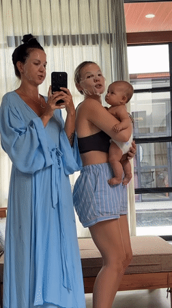Women Document Skincare Routine with Facial Masks in Mengwi