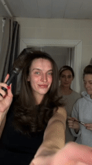 Young women document preparation routine in Moscow apartment