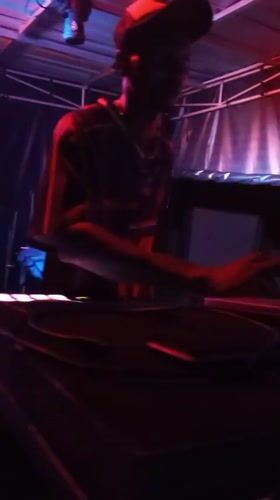 DJ performs at club venue in Lokoja, Nigeria