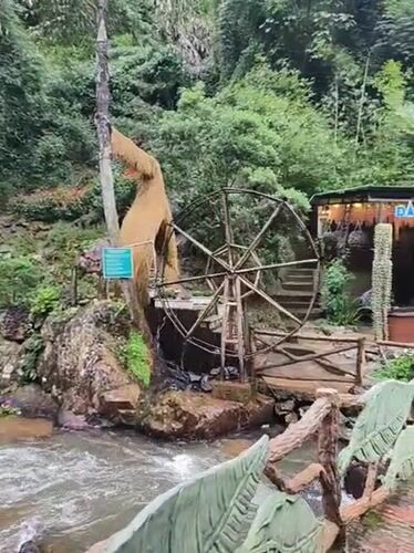 Da Lat's waterwheels, forest coaster, and jungle waterfall