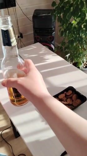 Family gathering documented in rural Russia village setting