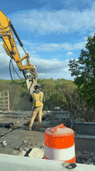 Bridge construction work continues amid traffic in Poughkeepsie