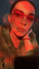 Indoor scenes with colored lighting captured in Russian suburbs