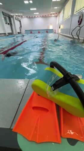 Morning swimming practice session documented in Birobidzhan facility