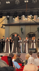 Choir performance and dusk wandering at Nesvizh Castle
