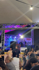 Outdoor music festival draws crowds in Alicante, Spain