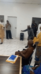 Community meeting with traditional celebrations held in Lokoja Nigeria