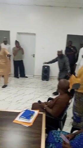 Community meeting with traditional celebrations held in Lokoja Nigeria
