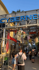 Outdoor festival with art installations draws crowds in Limassol