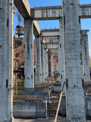 Inside the ruins of Chernobyl's abandoned industrial complex