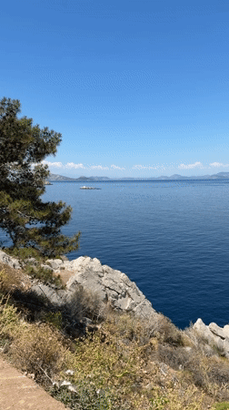 Summer morning life documented across Hydra, Greece