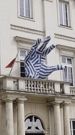 Morning scenes captured at Warsaw's Łazienki Park and surroundings