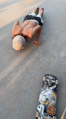 Afternoon skate session at a graffiti-covered Madrid skatepark