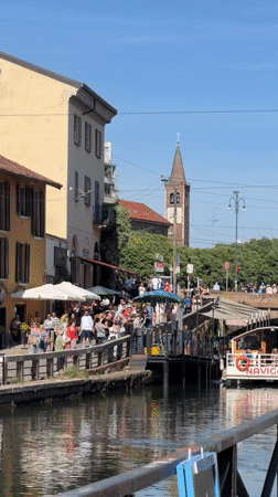 Tourist boats, wildlife, vendors capture Milan canal life
