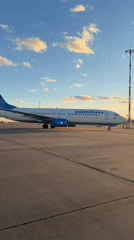 Pobeda Airlines aircraft on the tarmac at Vnukovo Airport