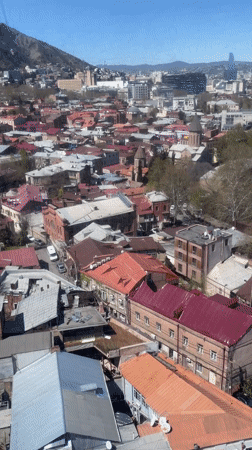 Morning scenes captured across Tbilisi landmarks and streetlife