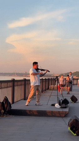 Evening life along Perm's Kama River embankment captured by witnesses