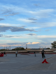 BMX and skate session at Montreal Olympic Park skatepark