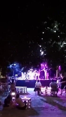 Live music night in Sant Joan Les Fonts, Spain