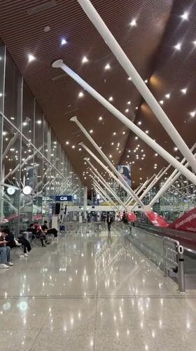 Modern airport terminal interior documented at KLIA Malaysia