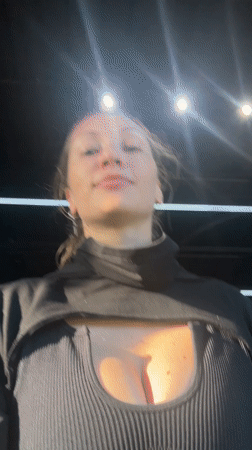 Woman films workout selfie at Pererenan gym
