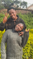Couple's afternoon hangout in a Jos garden setting