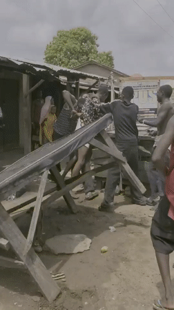 Daily life and street altercation documented in Mararaba Nigeria