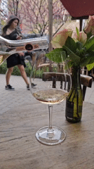 Calabrana rosé wine poured in Yerevan restaurant setting