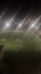 Nighttime soccer match observed in Sochi stadium