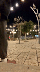Evening scenes captured in historic Jaffa district, Tel Aviv