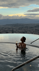 Couple enjoys luxury hotel stay with spa amenities in Tbilisi