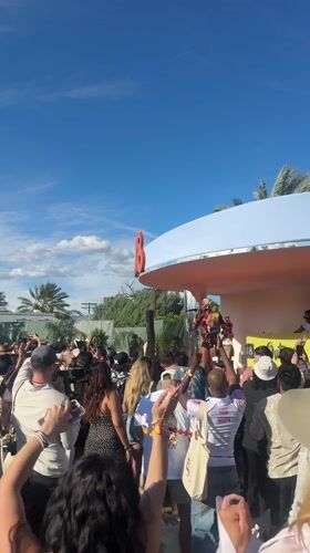 DJ and Singer Perform for Crowds at Outdoor Indio Event