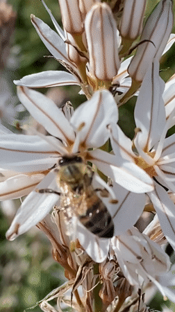 Honeybees forage on wildflowers across Montenegro coastal region