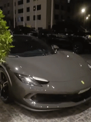 Luxury cars and city views documented across Dubai evening