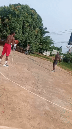Pickup basketball and table tennis on a dusty Ukukwa afternoon