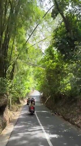 Morning scenes captured in rural Kediri, Indonesia