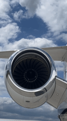 Private jet maintenance activity observed at Skulte airport
