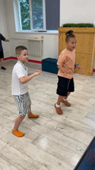 Kids dance indoors and hit the skatepark on a Sochi morning