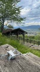 Drone operator captures aerial footage, wildflowers in Pravets Bulgaria