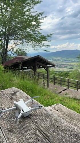 Drone operator captures aerial footage, wildflowers in Pravets Bulgaria
