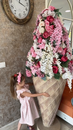 Tourist moments captured in Fethiye: girl with flowers, baklava, street scenes