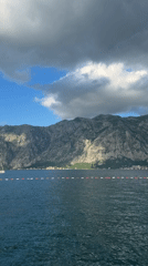 Quiet afternoon scenes documented in Prčanj, Montenegro coastal town