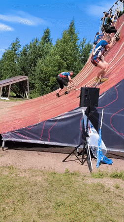 Race of Heroes obstacle course event in Sertolovo, Russia