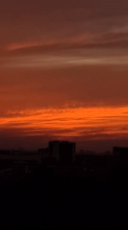 Novosibirsk sunset evening, apartment views and indoor moments