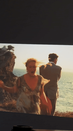 London resident watches Mamma Mia sequel at home