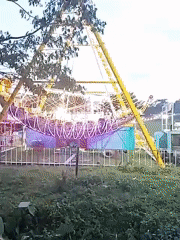 Evening recreation captured at Matesih park and amusement area