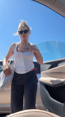 Woman photographed in summer attire in Herzliya
