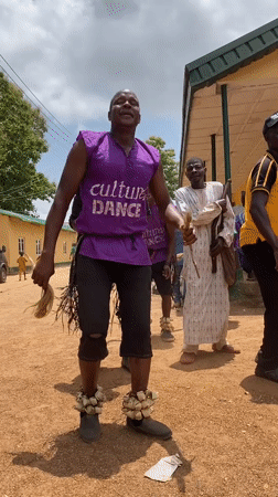 Traditional music and dance performance in Maigizo, Nigeria