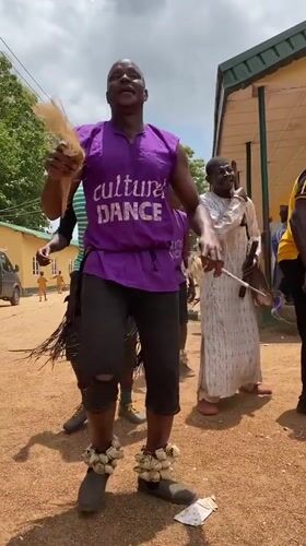 Traditional music and dance performance in Maigizo, Nigeria