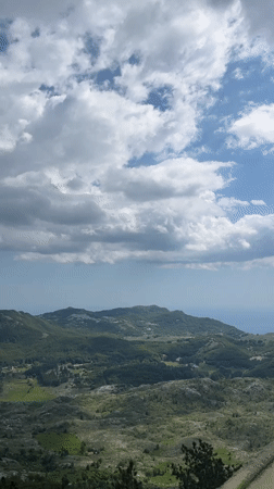 Scenic mountain landscape documented in Dolovi, Montenegro